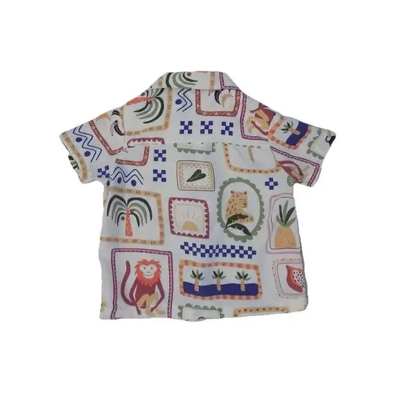 Zudio button front shirt boys size 1.5-2 years - Picture 2 of 4